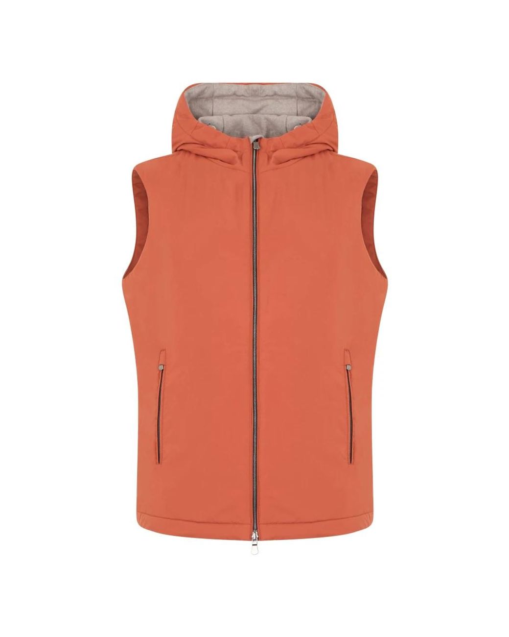 Fedeli Orange Waistcoats for men