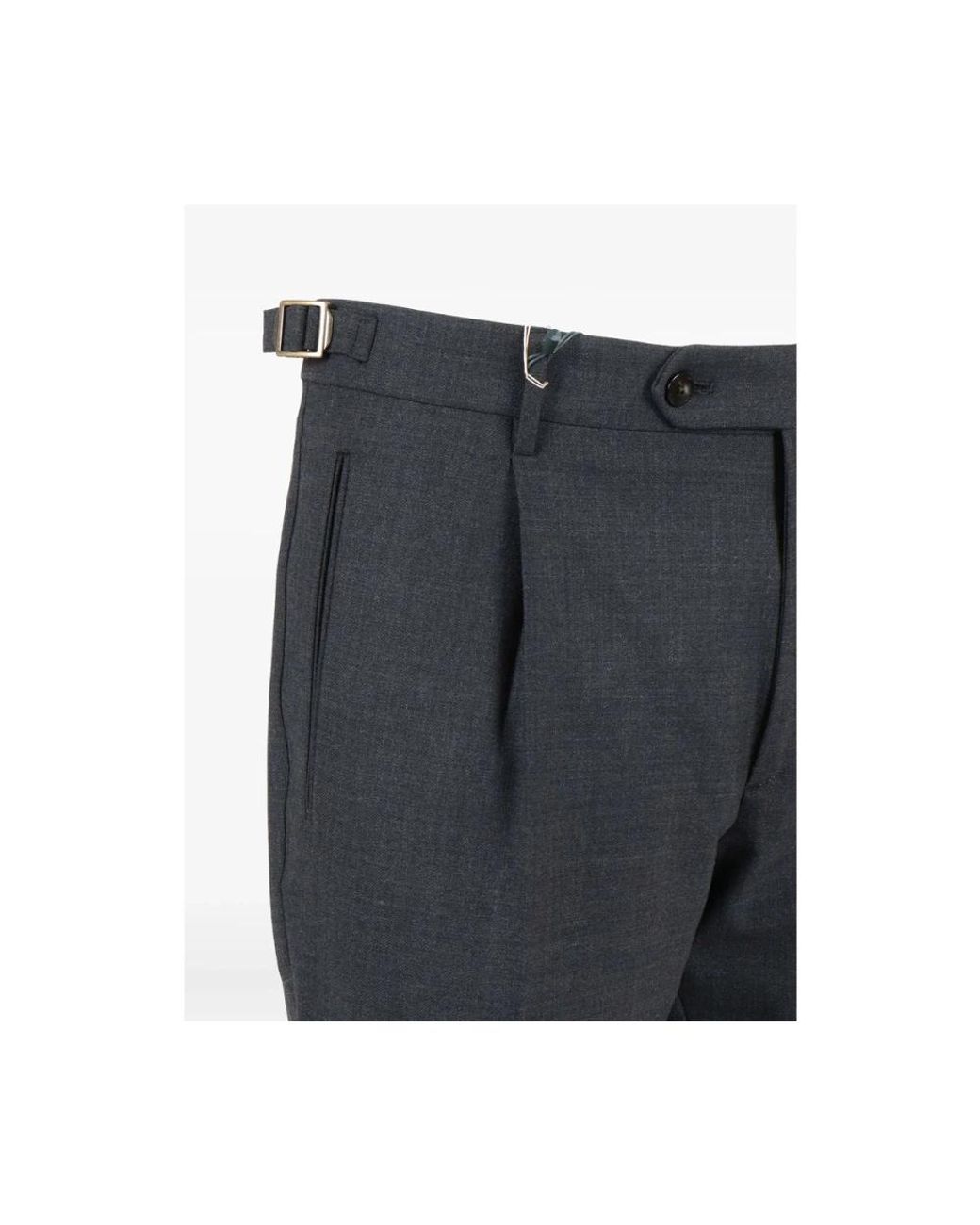 Berwich Blue Suit Trousers for men