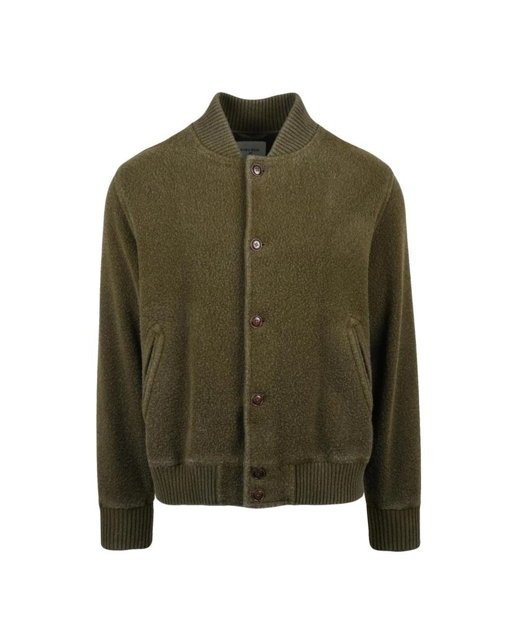 Circolo 1901 Green Bomber Jackets for men