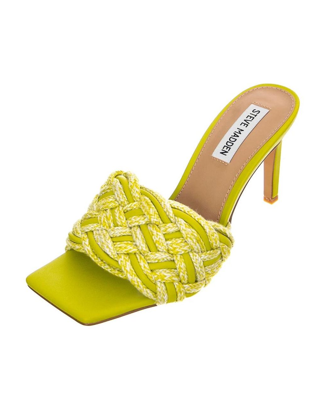 Steve Madden Yellow Espresso Sandale
