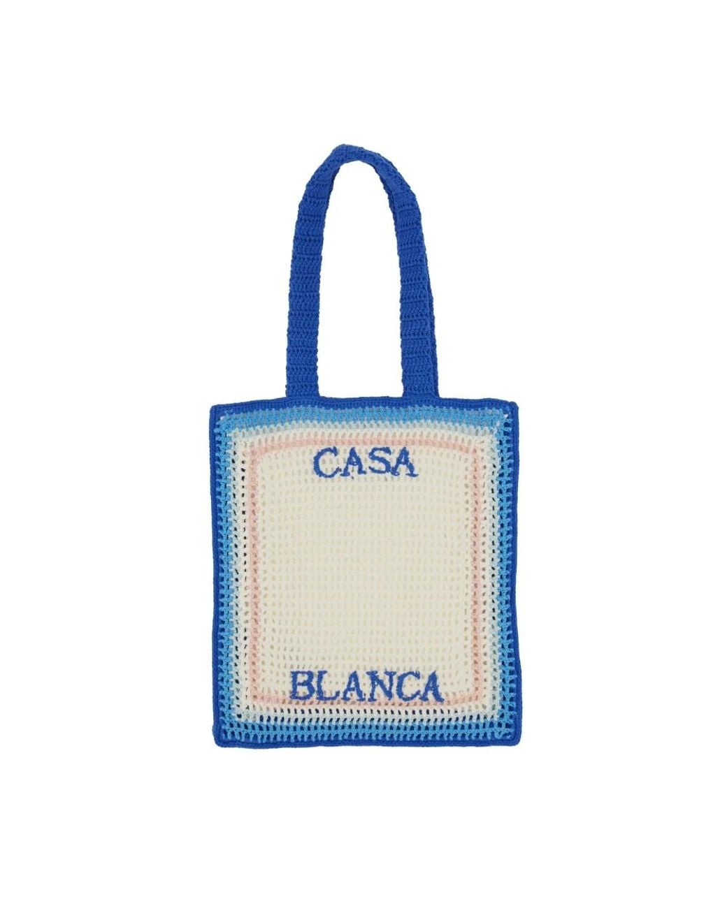 Casablanca Blue Tote Bags