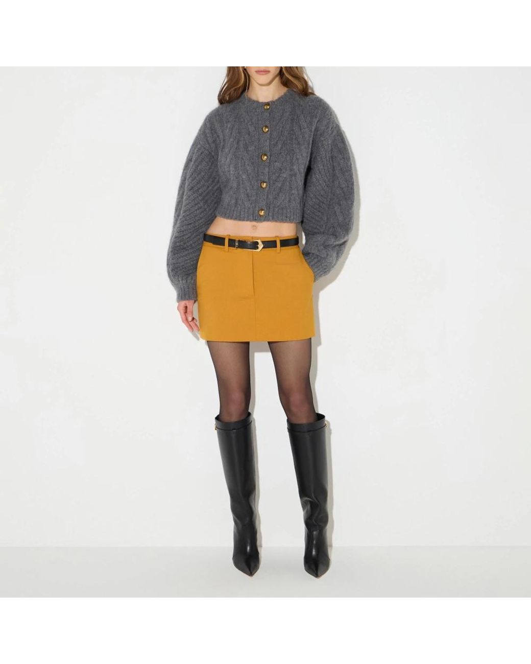 Elisabetta Franchi Gray Cardigans