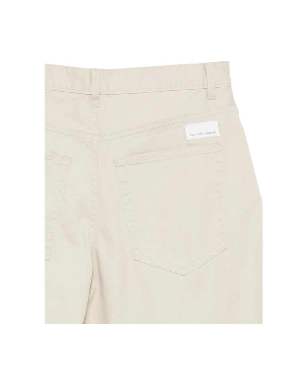 Nine:inthe:morning White Cropped Trousers