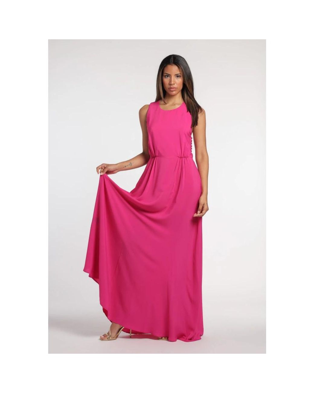 FEDERICA TOSI Pink Maxi Dresses