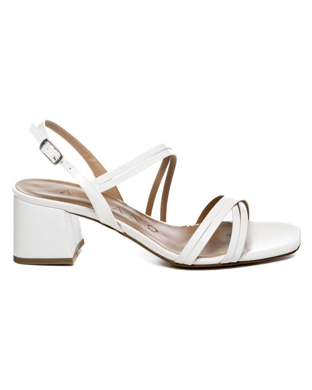 Albano Metallic High Heel Sandals