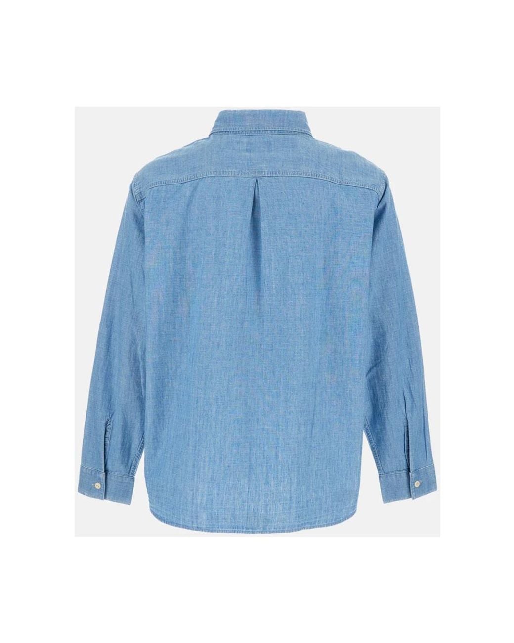 Levi's Blue Denim Shirts for men