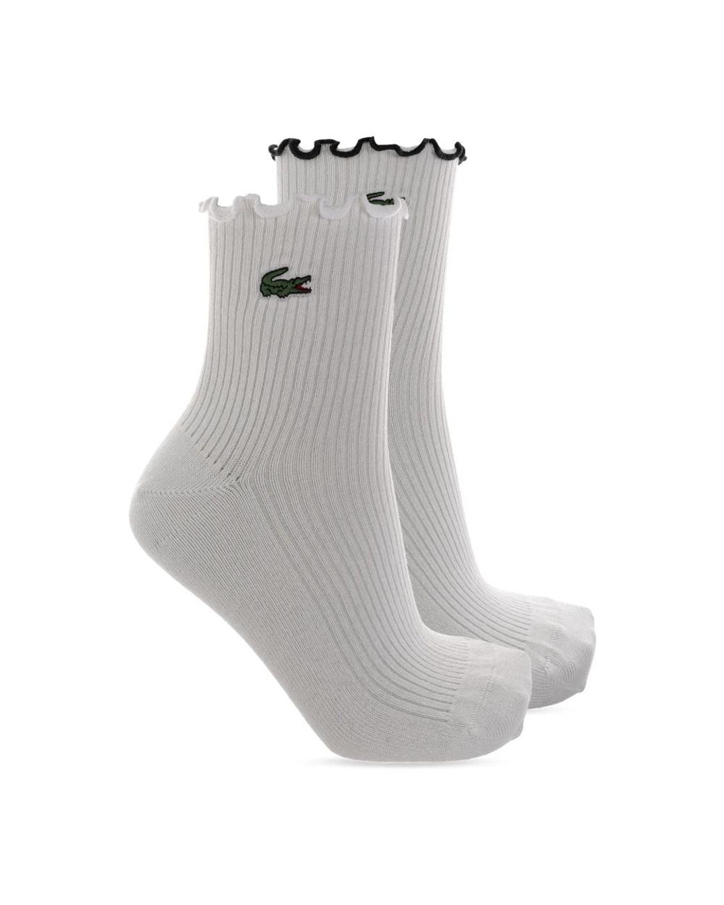 Socks Lacoste en coloris Gray