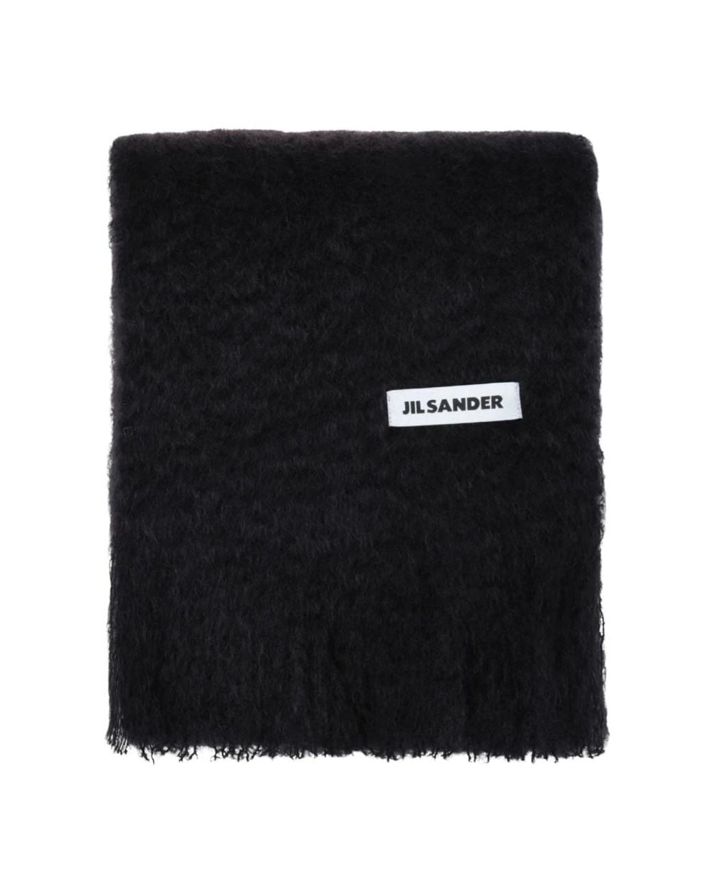 Winter Scarves di Jil Sander in Black da Uomo