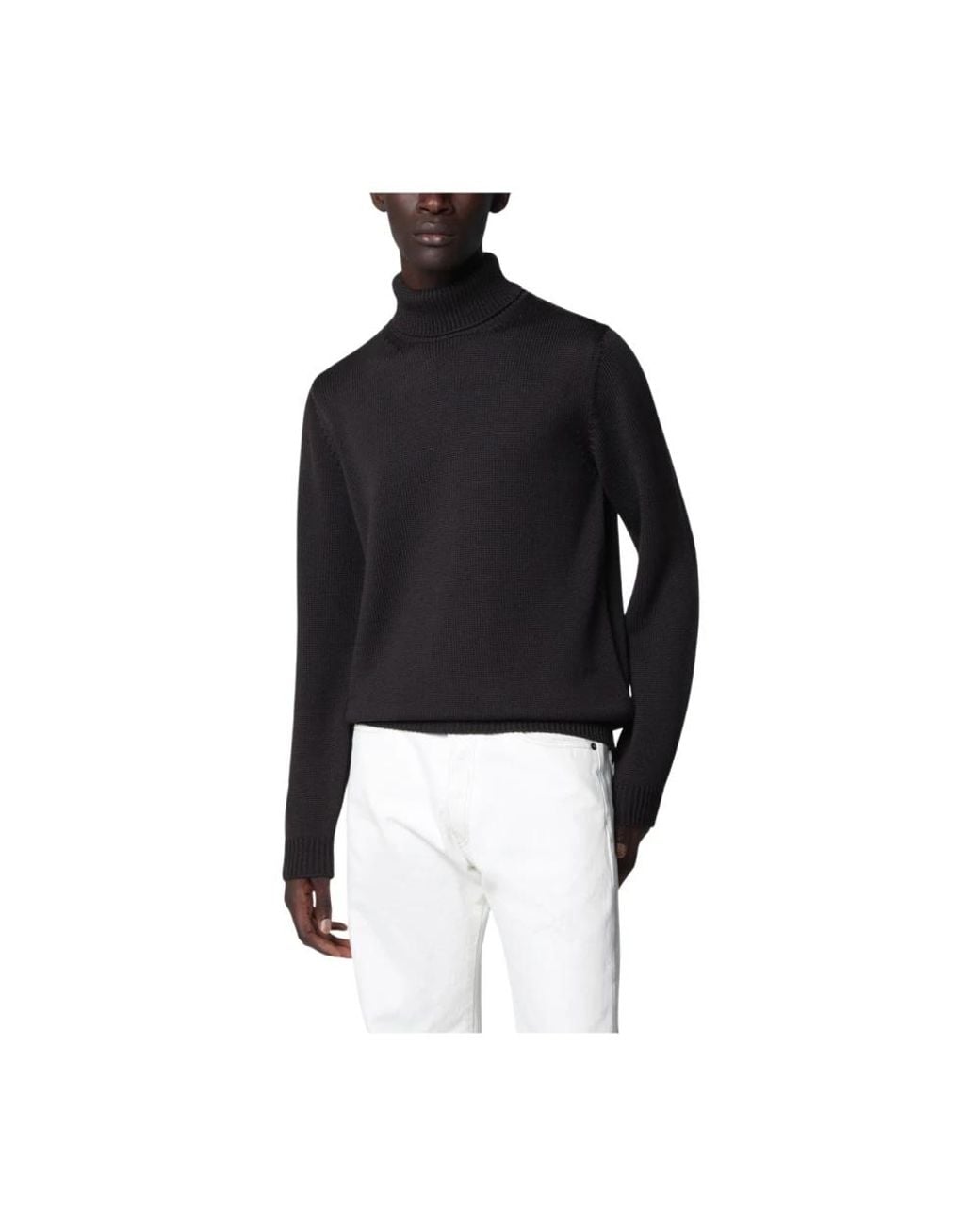 Turtlenecks Roberto Collina de hombre de color Black