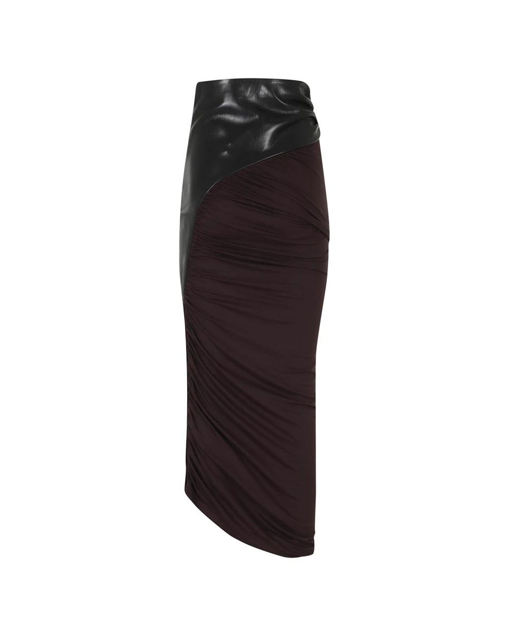 ANDAMANE Brown Midi Skirts