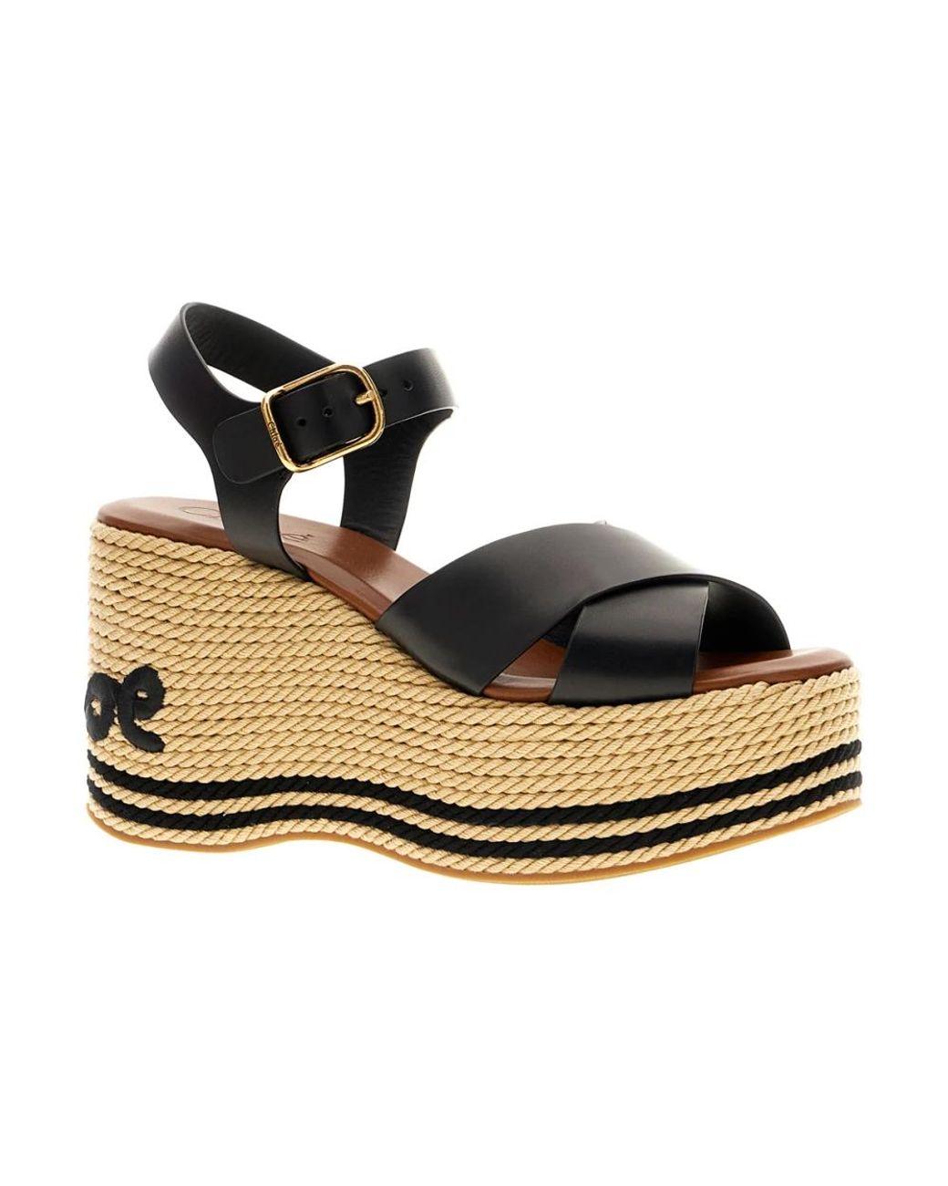Chloé Metallic Wedges