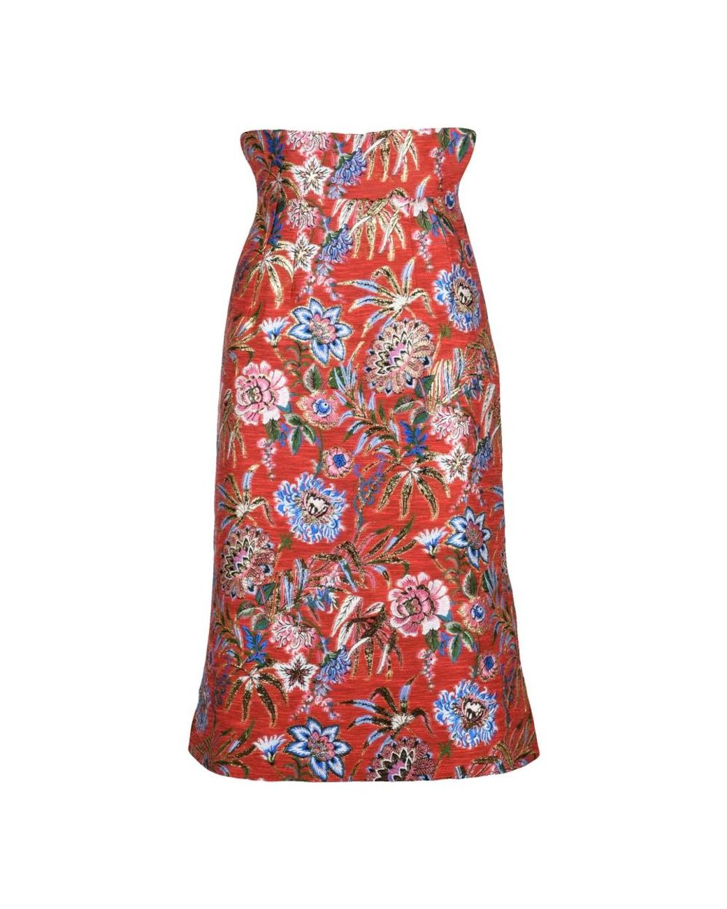 Dolce & Gabbana Red Midi Skirts