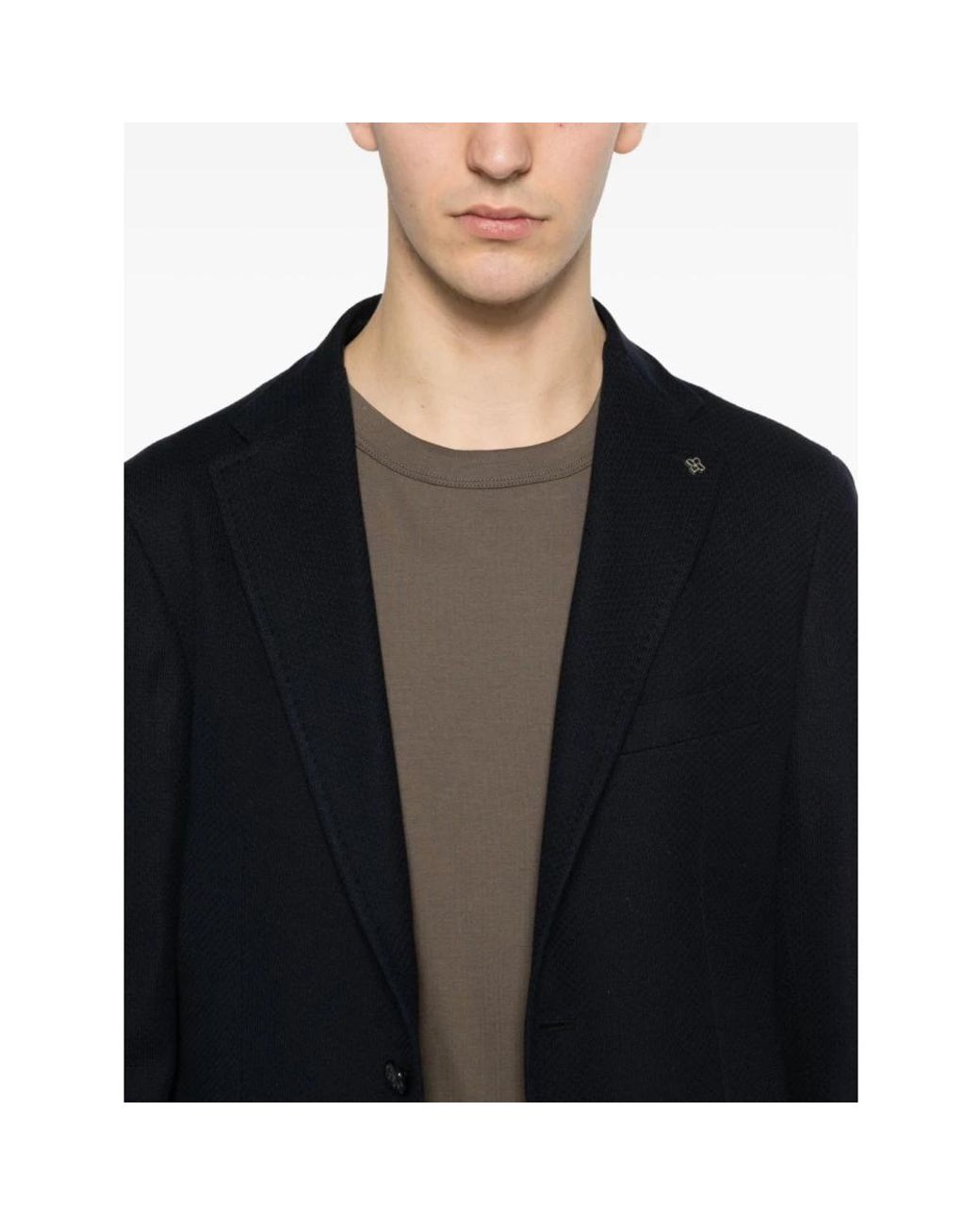 Tagliatore Black Blazers for men