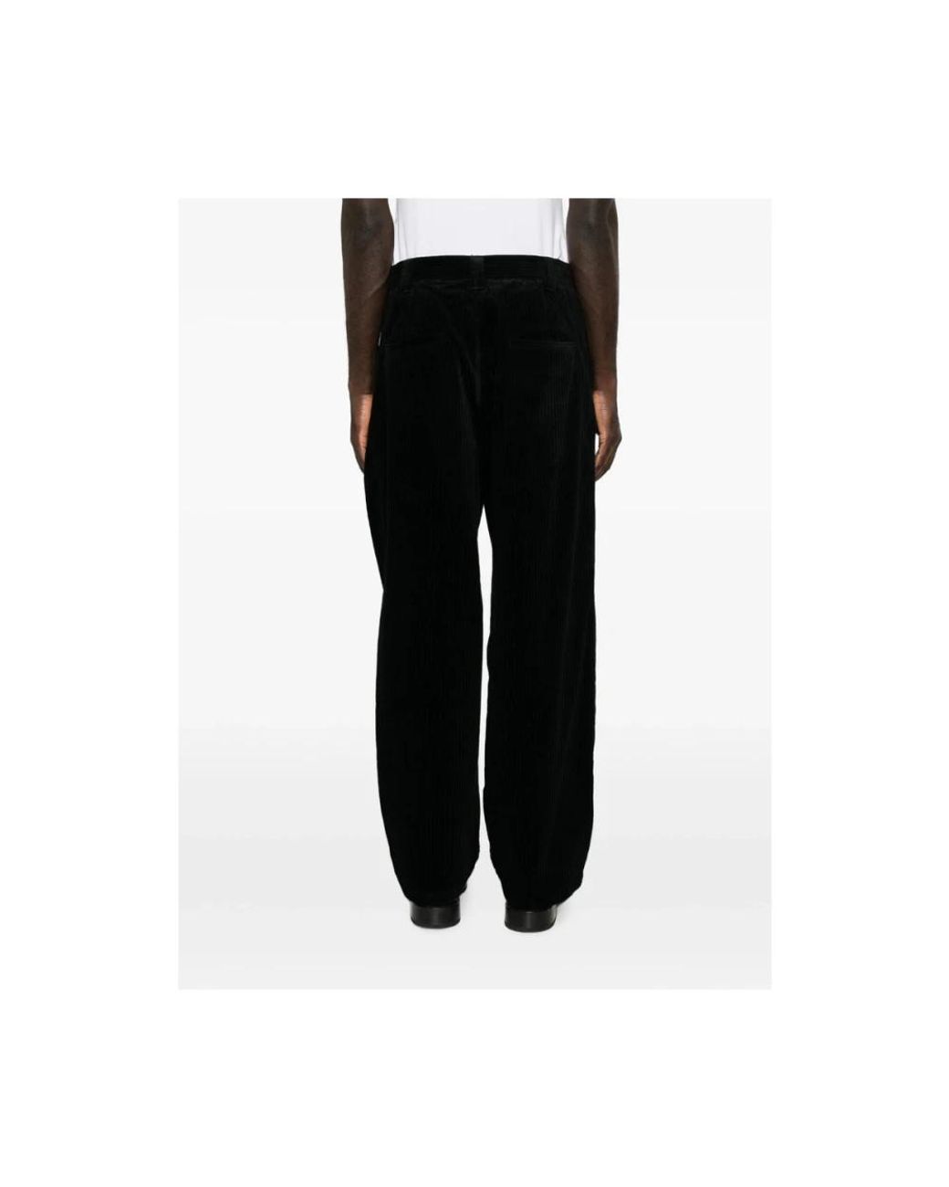 A.P.C. Black Straight Trousers for men