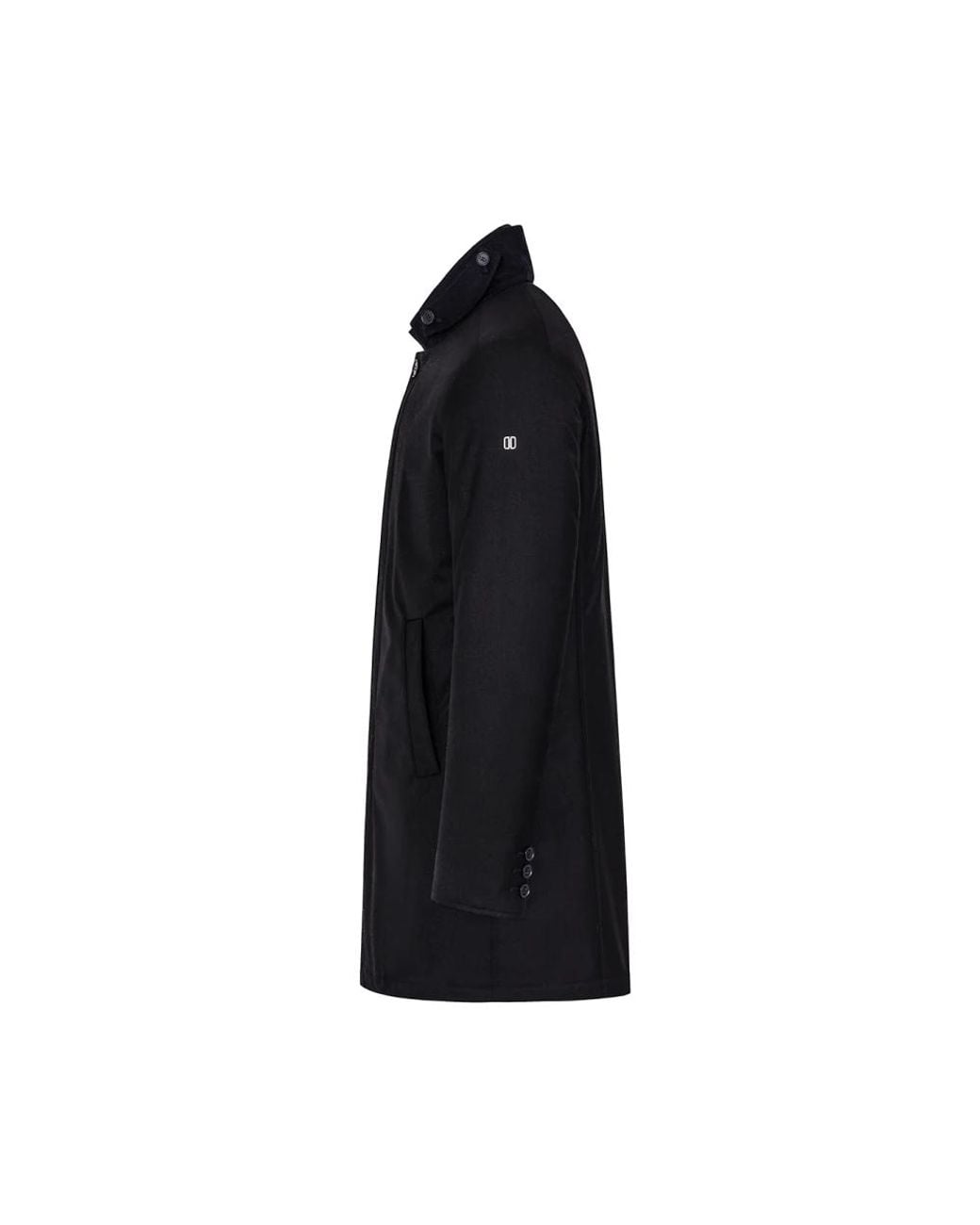 DUNO Black Parkas for men