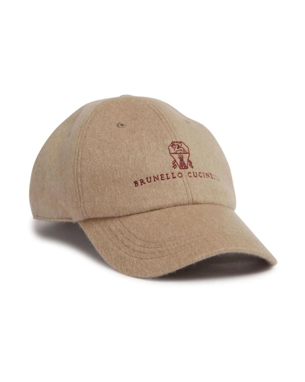 Brunello Cucinelli Accessoires ,Wol Cap in het Brown voor heren