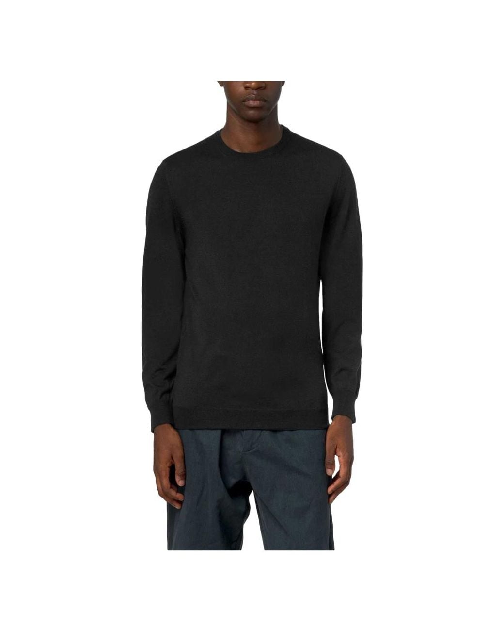 K-Way Black Round-Neck Knitwear for men
