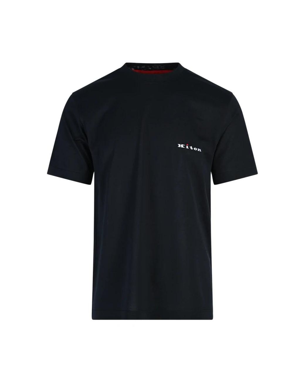 Kiton Black T-Shirts for men