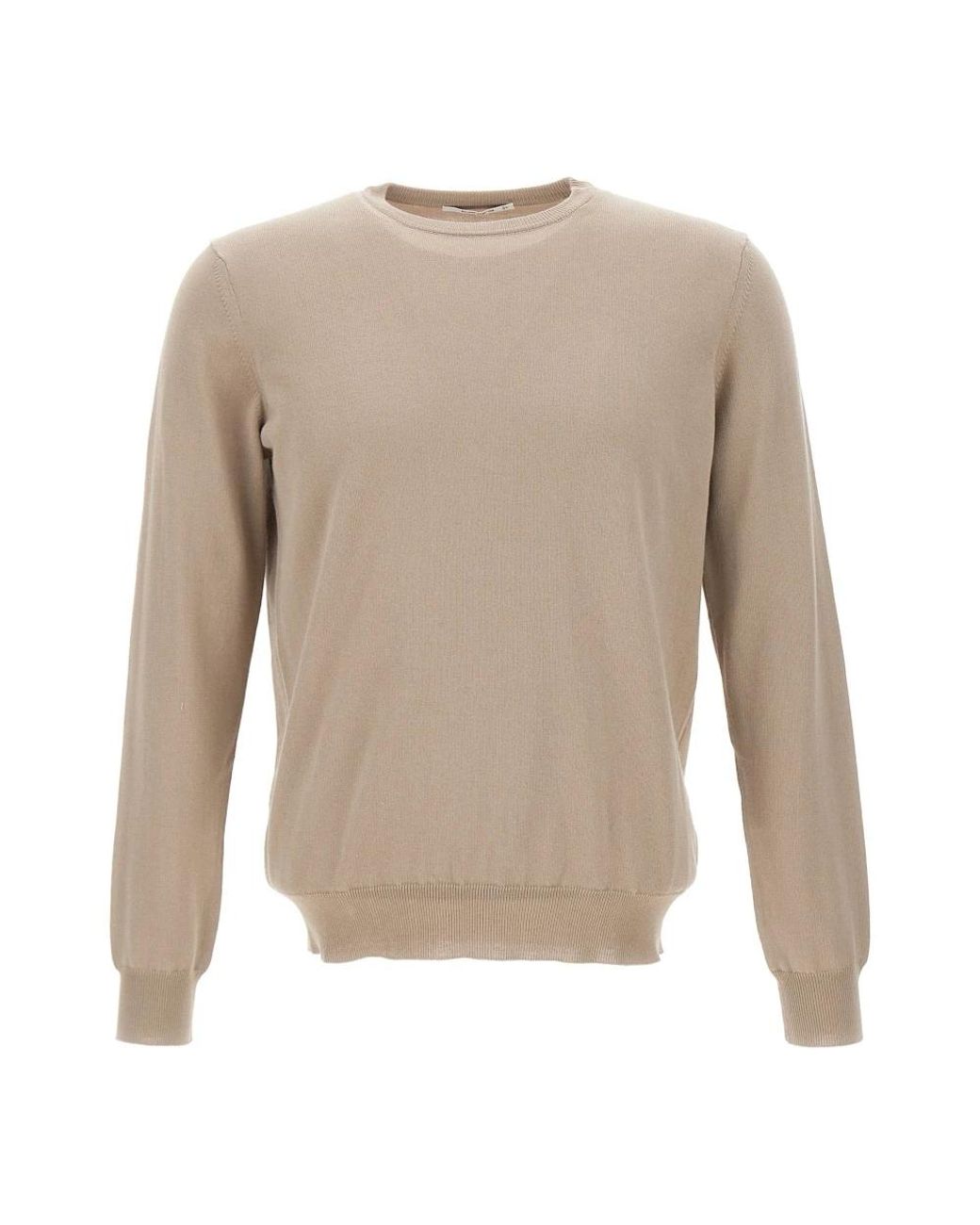 Kangra Natural Round-Neck Knitwear for men