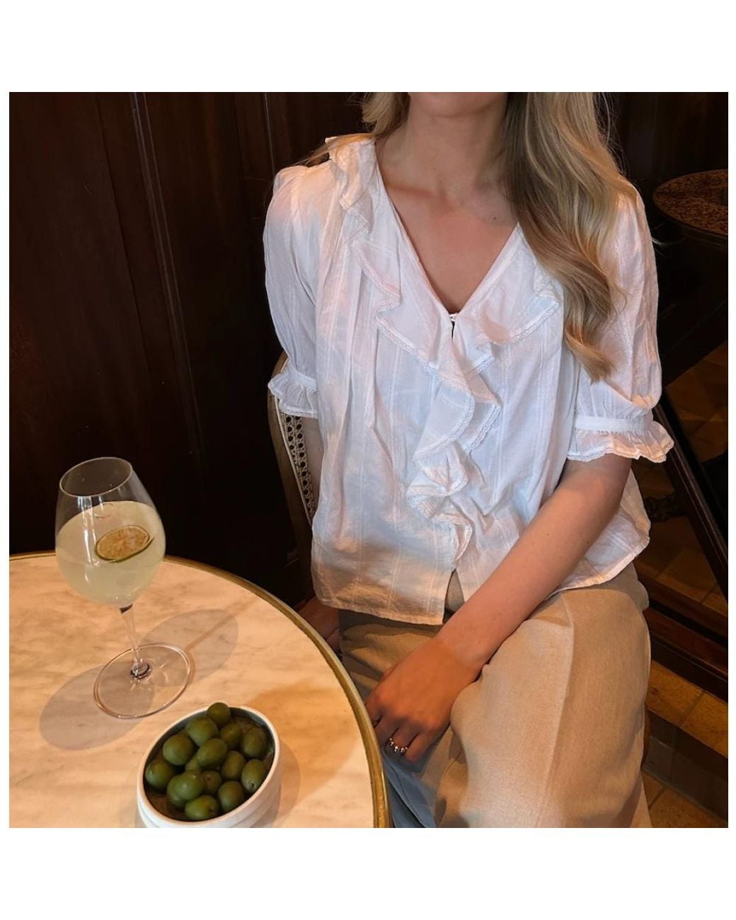 Skall Studio Clea Blouse in het White