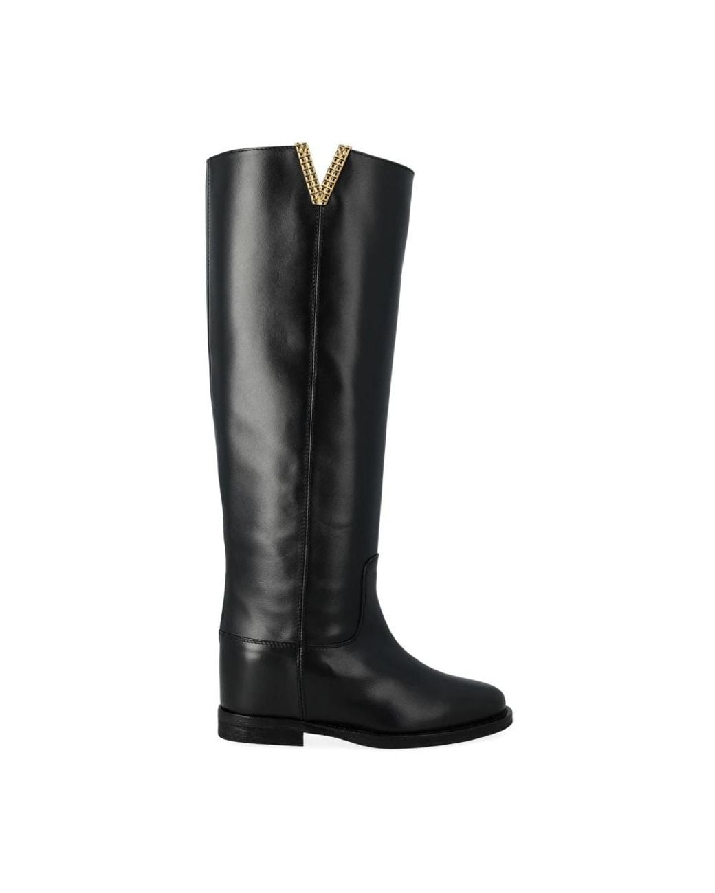 Via Roma 15 Black High Boots