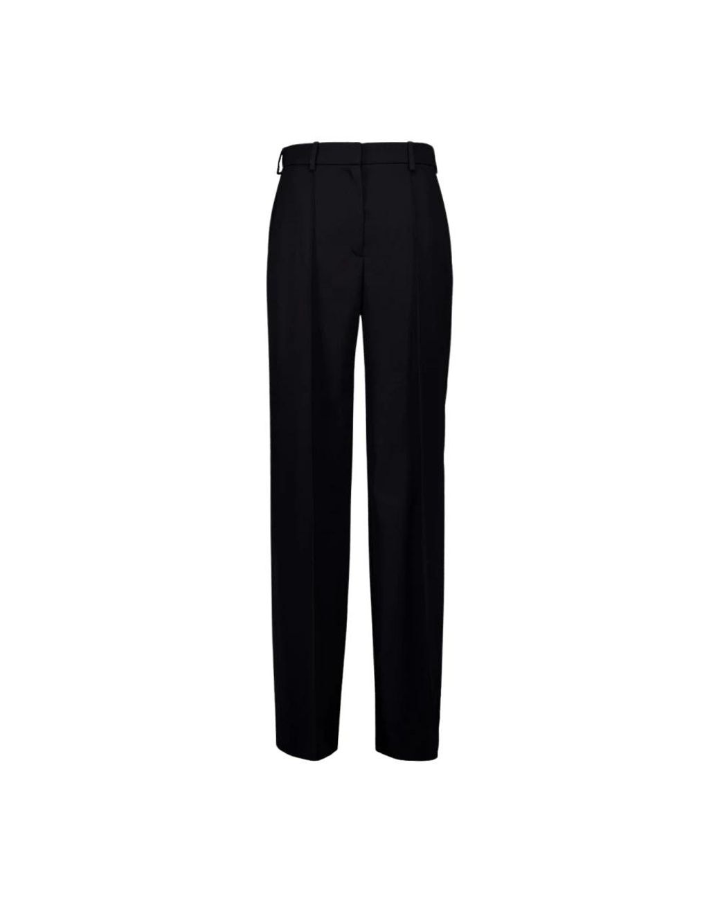 Balmain Black Wide Trousers