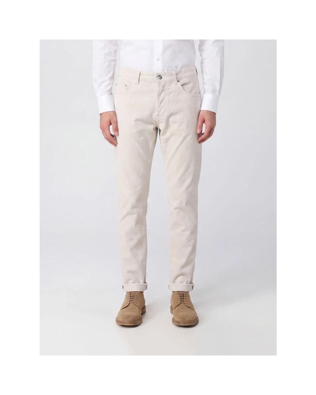 Chinos Dondup pour homme en coloris White