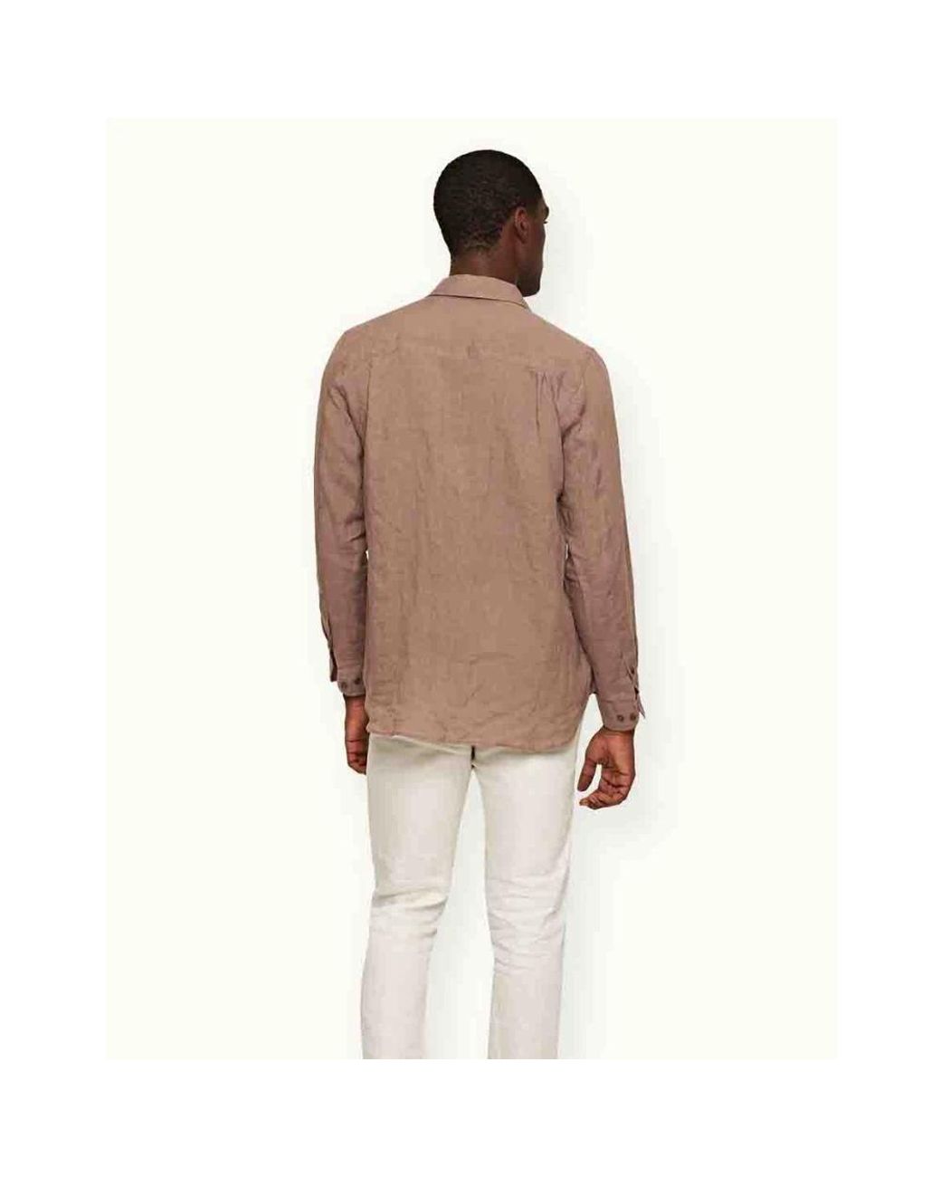 Orlebar Brown Brown Casual Shirts for men