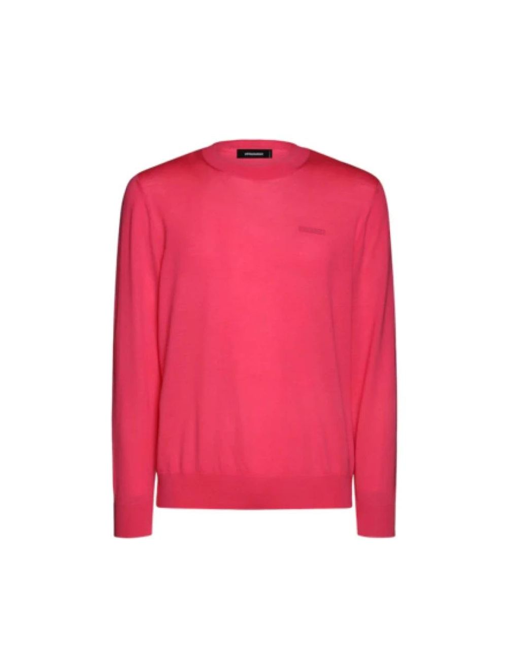 DSquared² Pink Round-Neck Knitwear for men