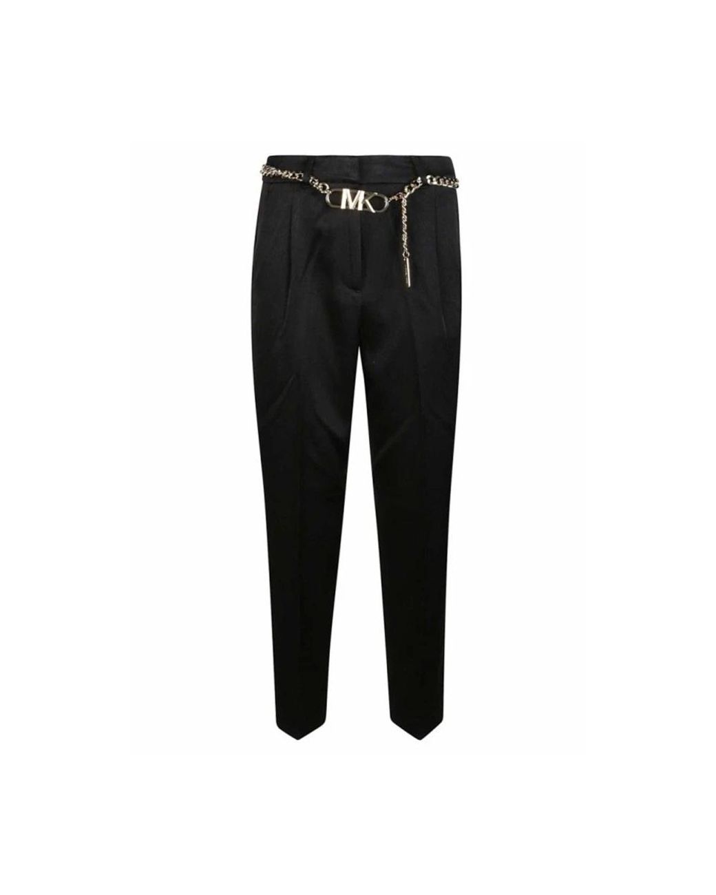 Michael Kors Broeken ,Zwart ,Polyester Zwarte Broek Aw 23 in het Black