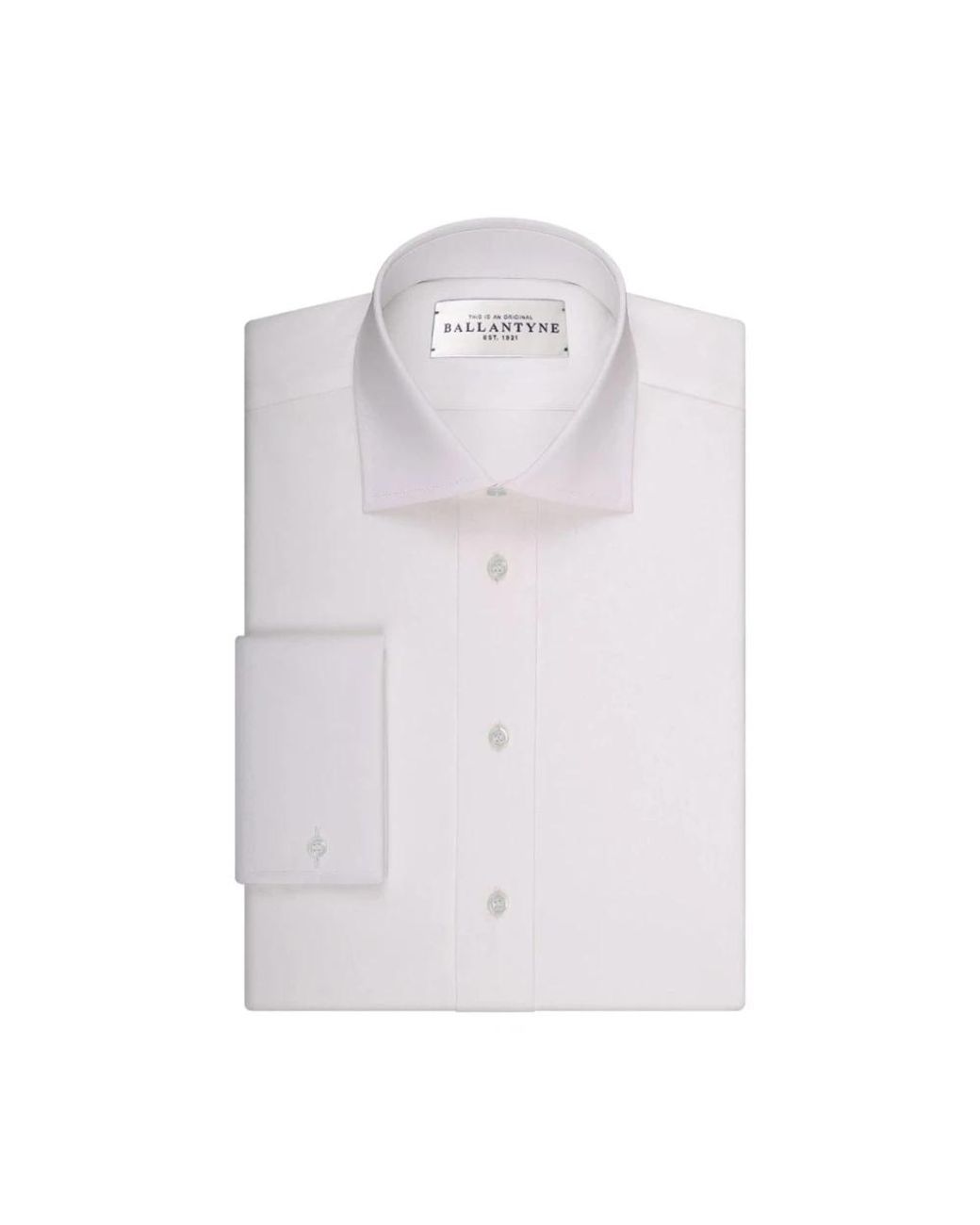 Ballantyne White Formal Shirts for men