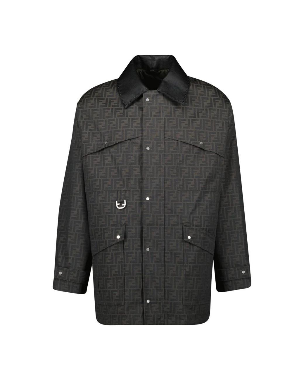Fendi Black Light Jackets for men