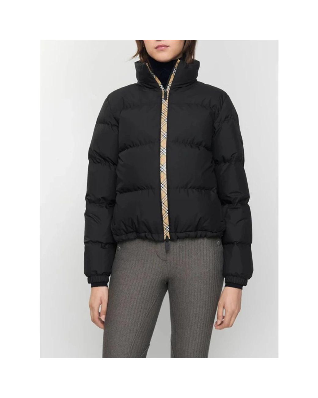 Winter Jackets Burberry en coloris Black