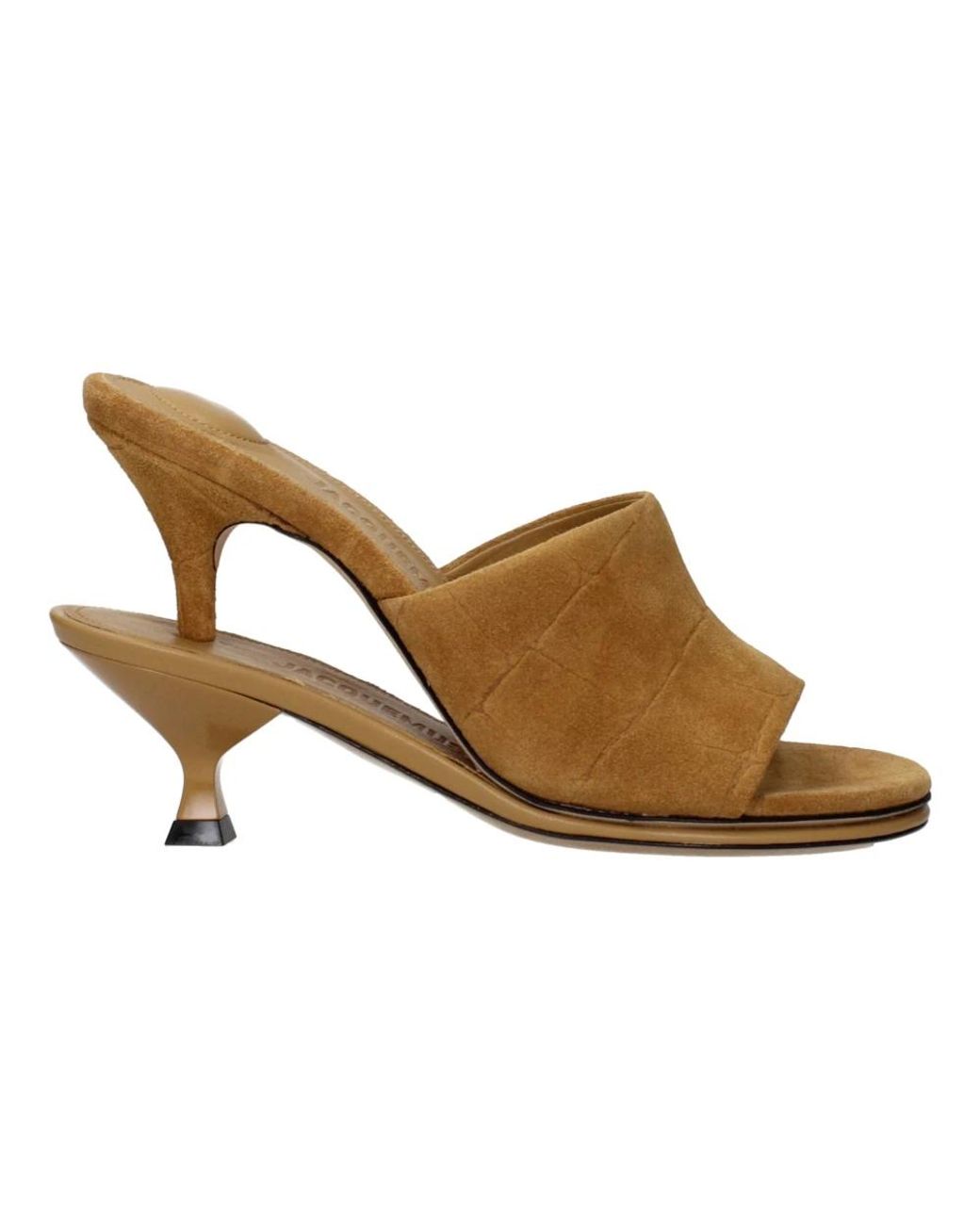 Jacquemus Brown Heeled Mules