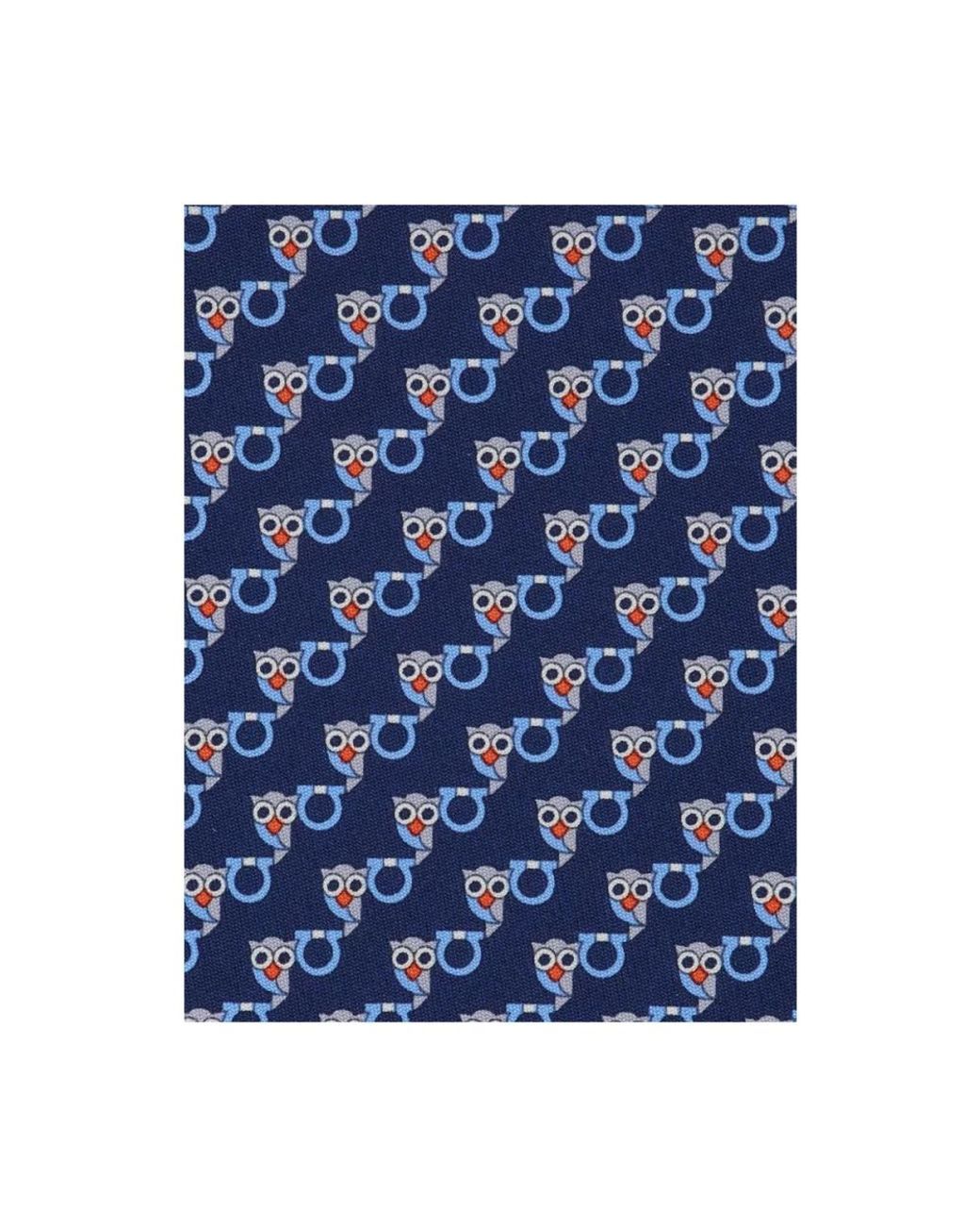 Ties Ferragamo pour homme en coloris Blue