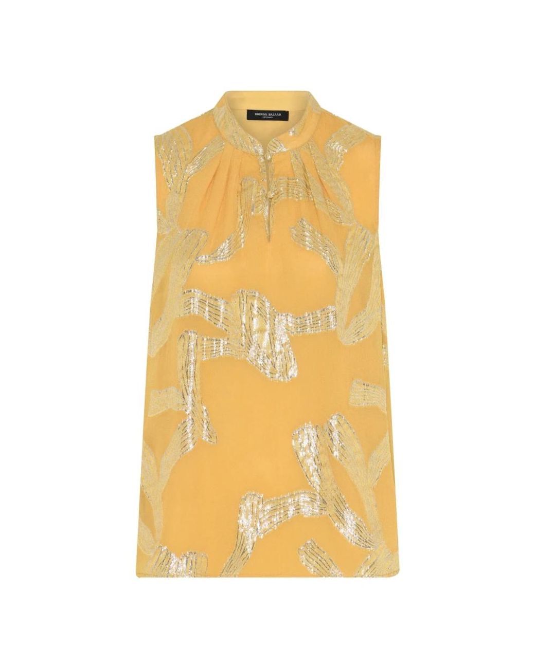 Bruuns Bazaar Ammandrabbtracey Top in het Yellow
