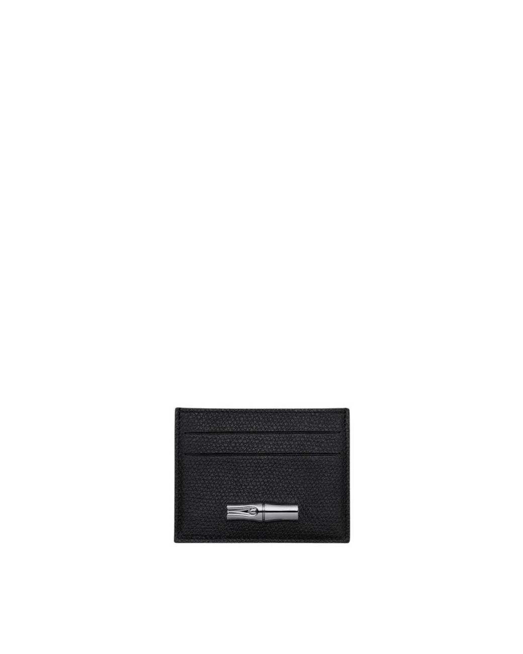 Longchamp Black Le Roseau Kartenetui