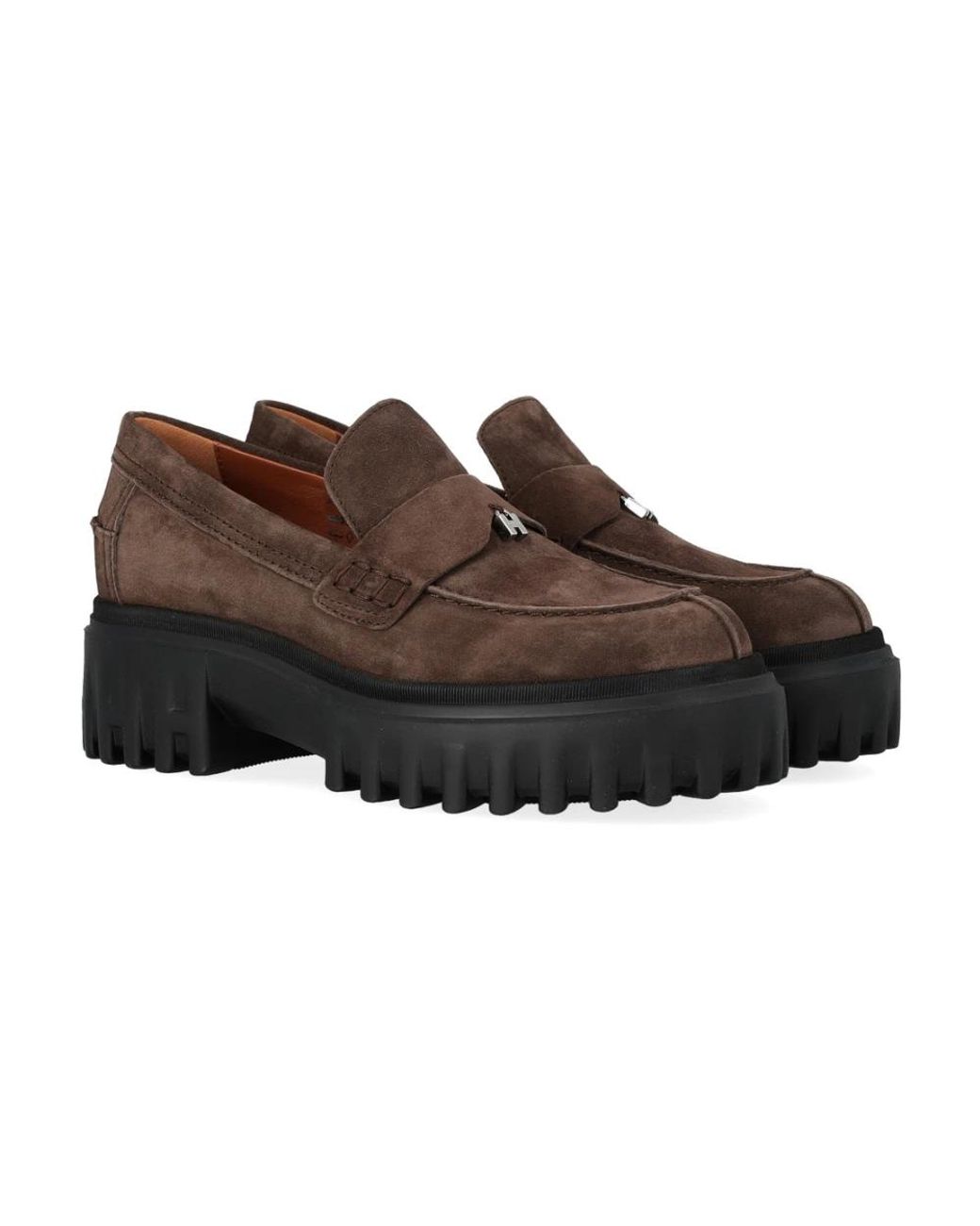 Hogan Brown Loafers