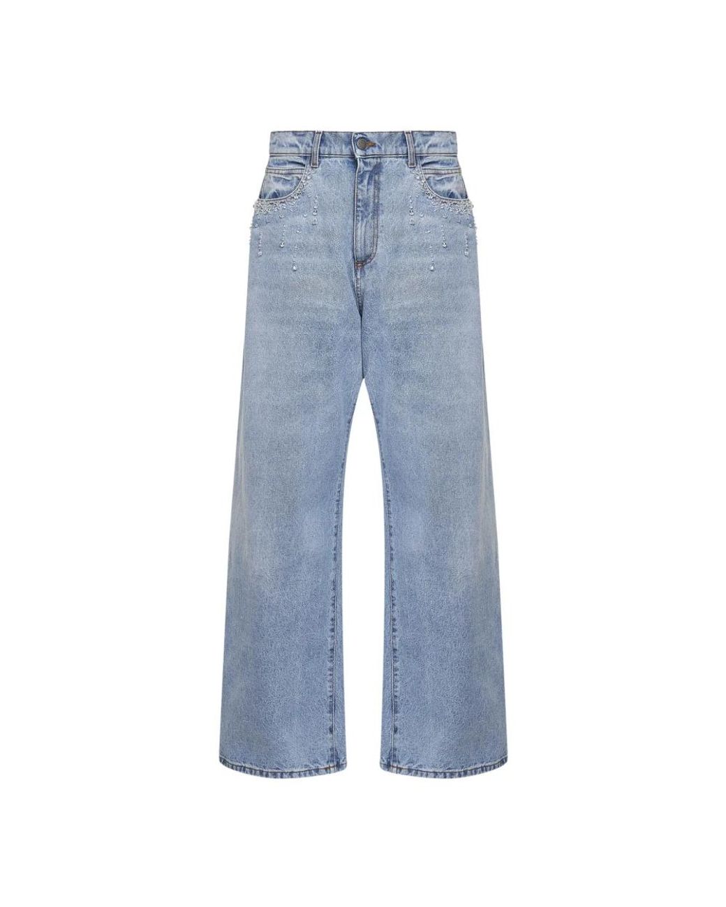 GIUSEPPE DI MORABITO Blue Wide Jeans