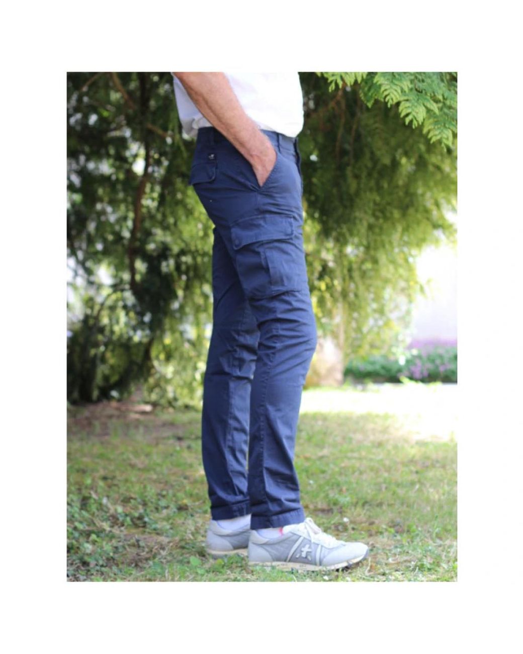 Mason's Blue Chinos for men