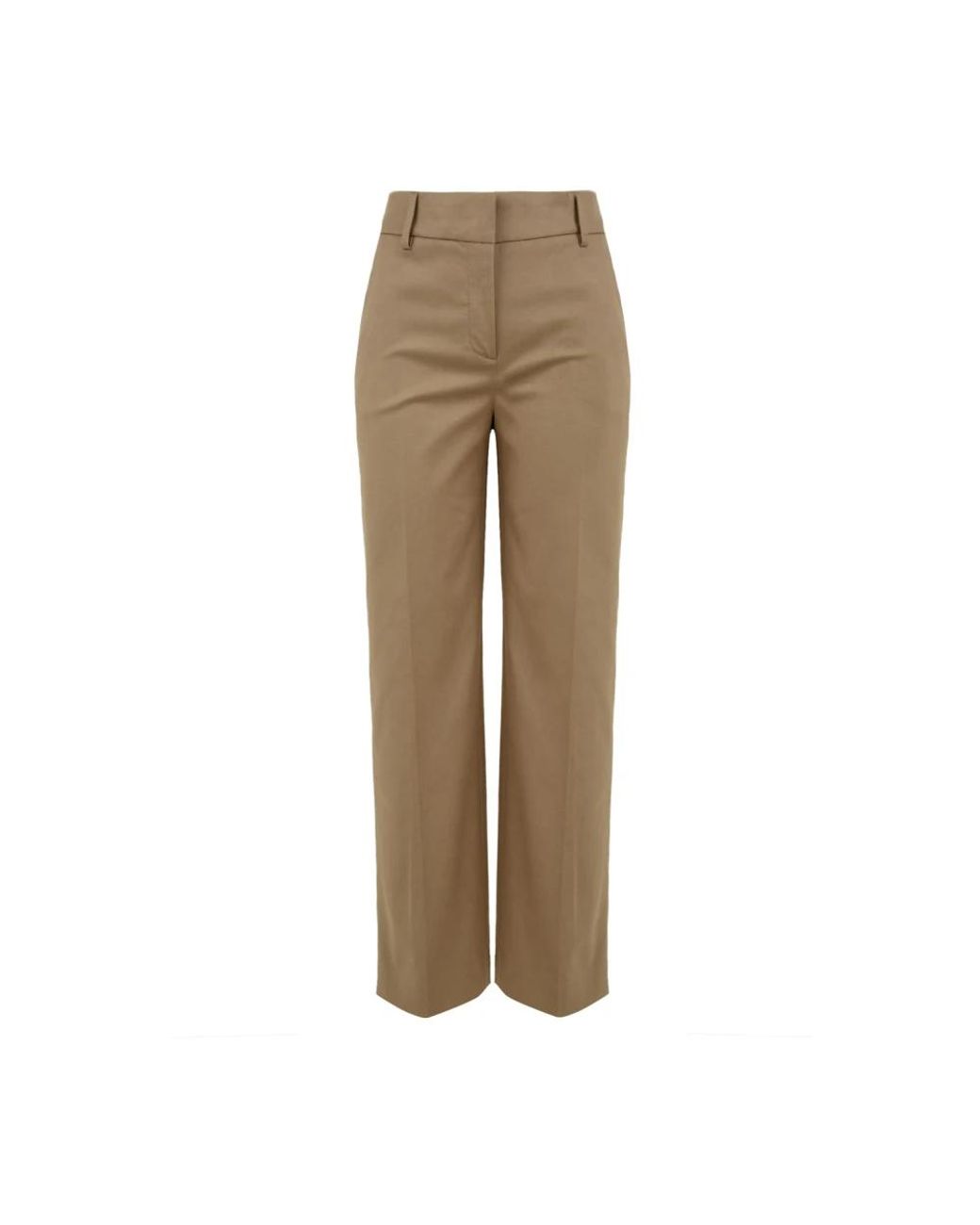 Douuod Woman Natural Straight Trousers