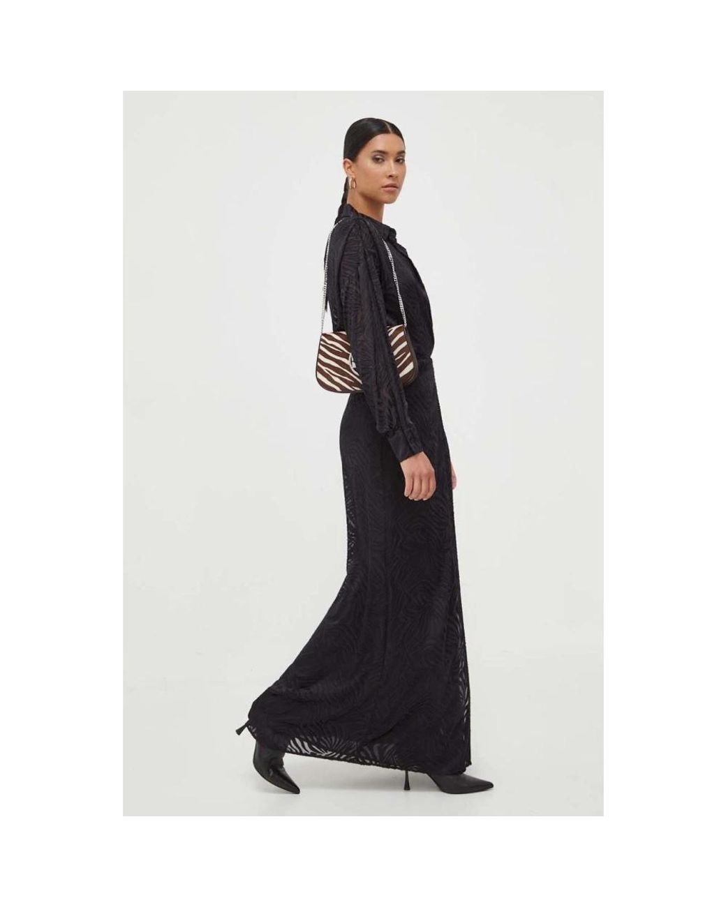 Pinko Black Stringa Dress