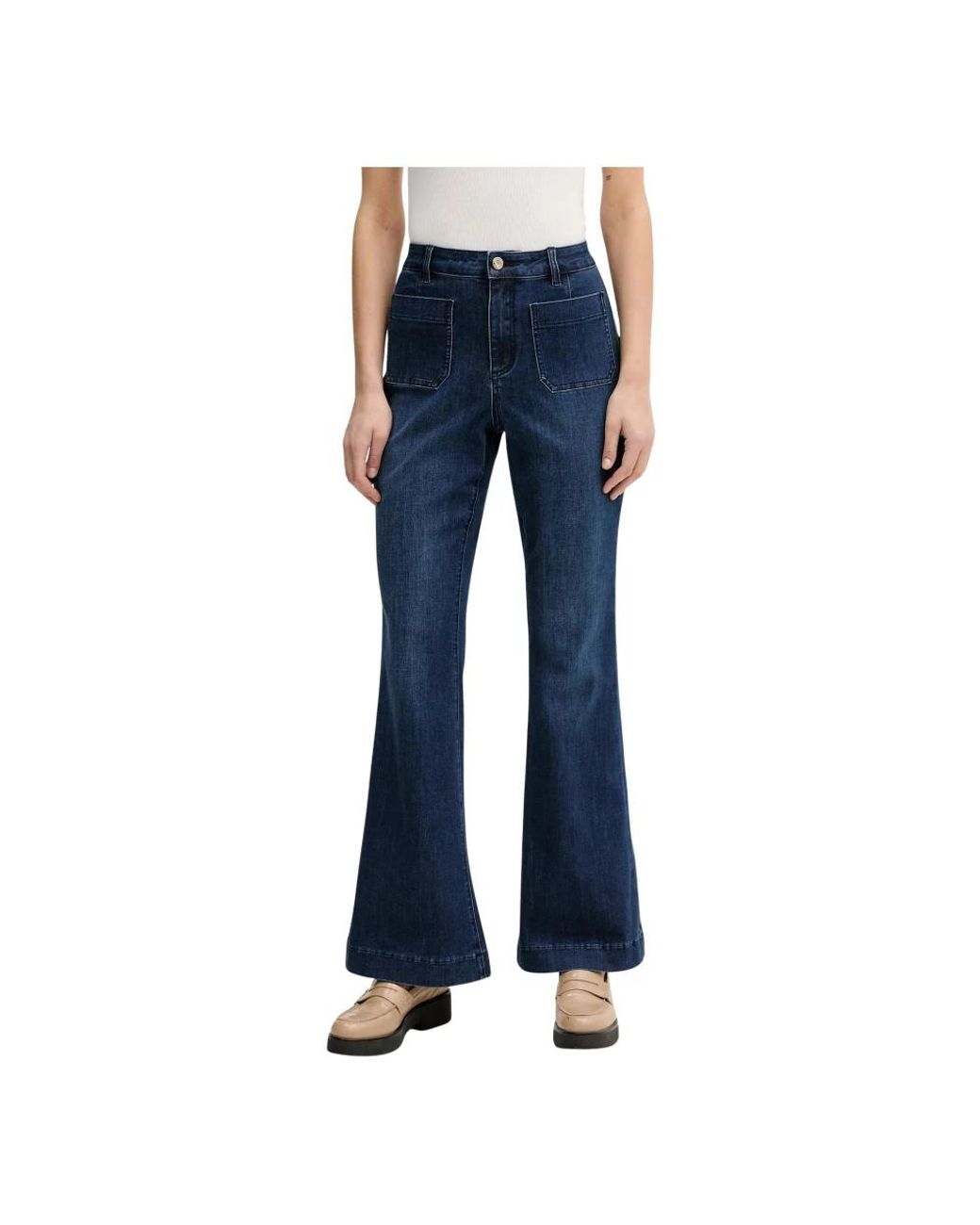 Flared Jeans Joseph Ribkoff en coloris Blue