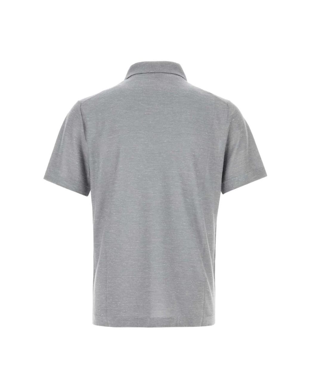 Brioni Gray Polo Shirts for men