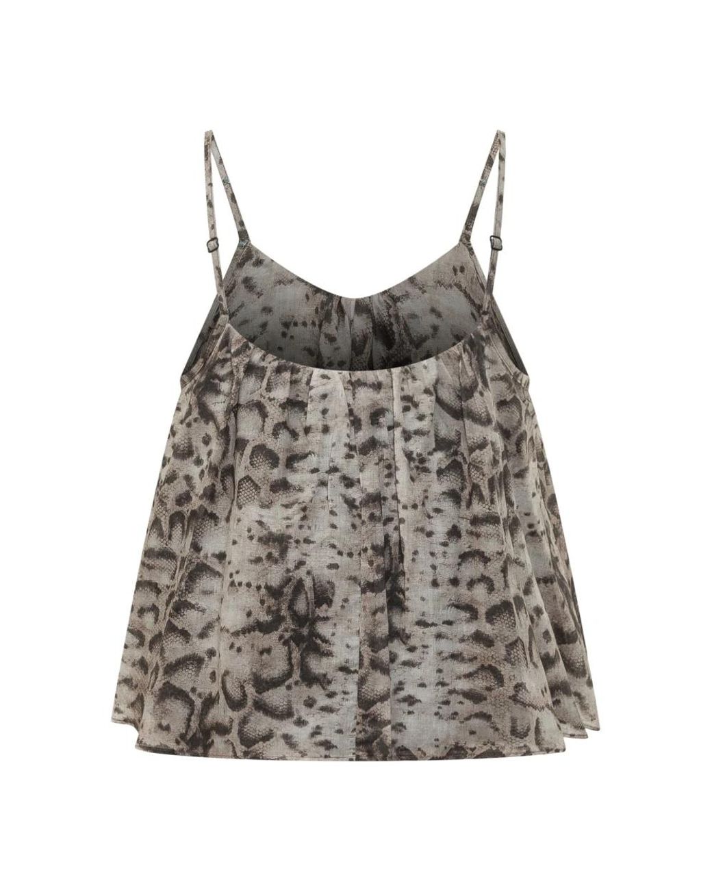 Pinko Gray Sleeveless Tops