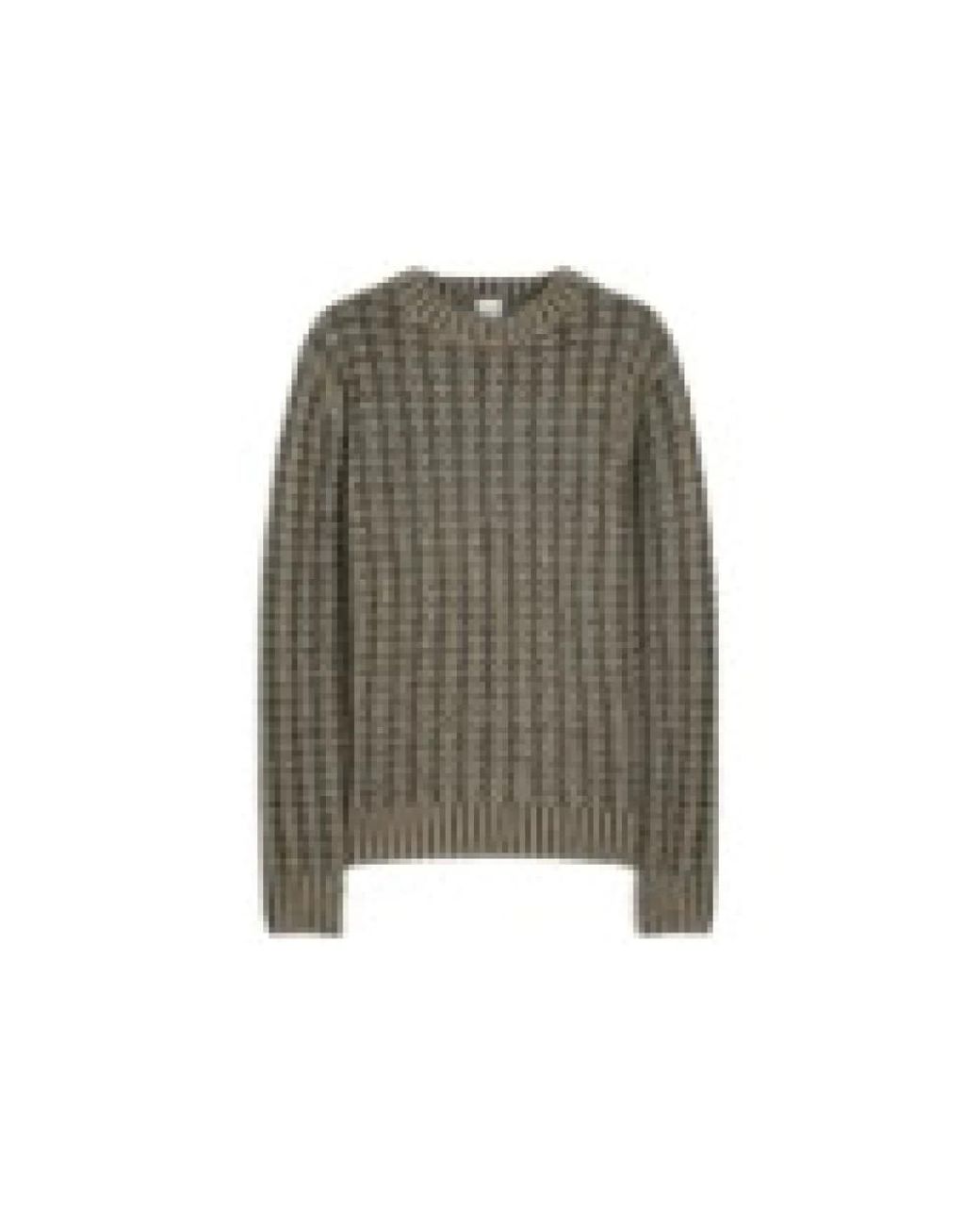 Aspesi Green Round-Neck Knitwear for men
