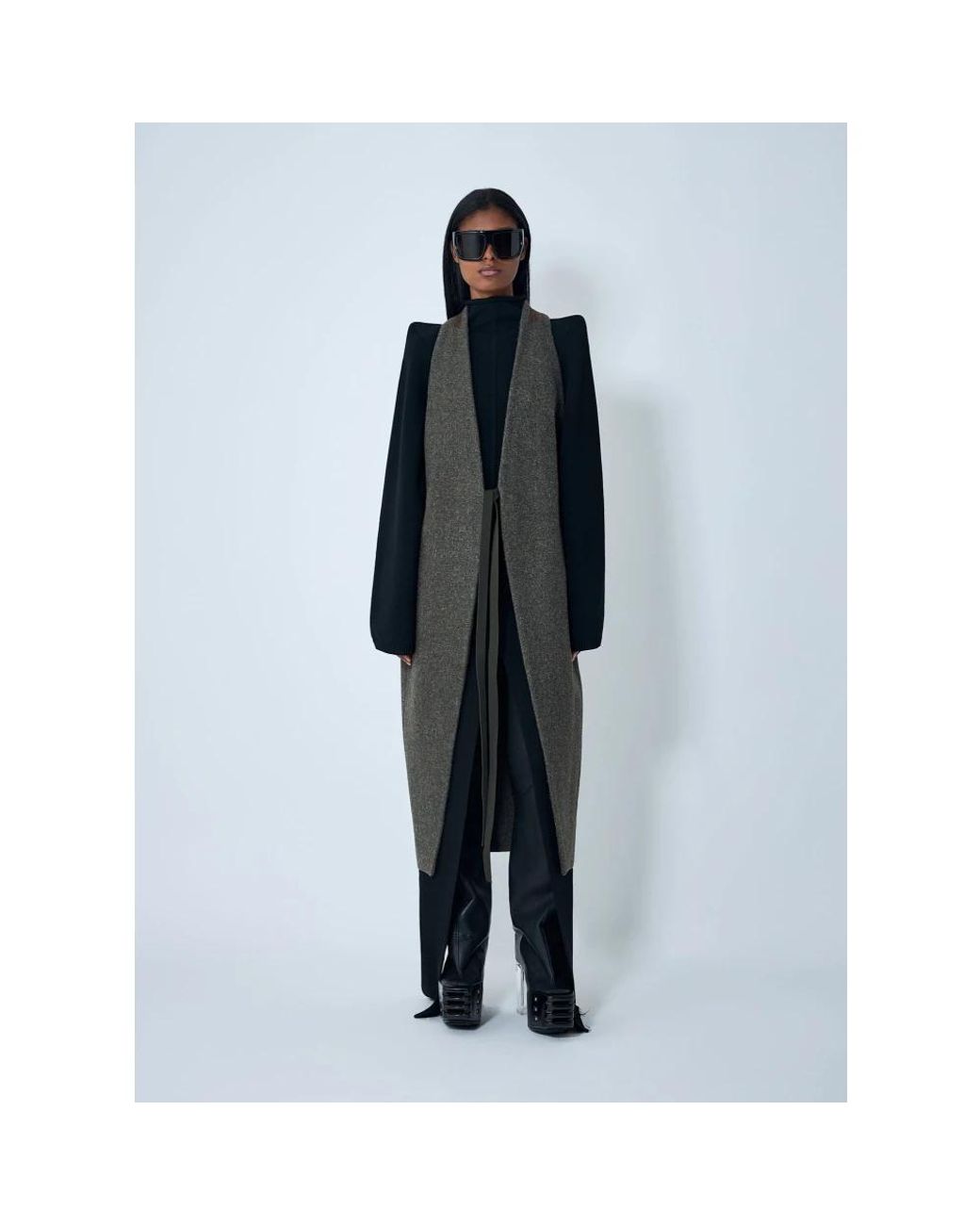 Rick Owens Black Vests