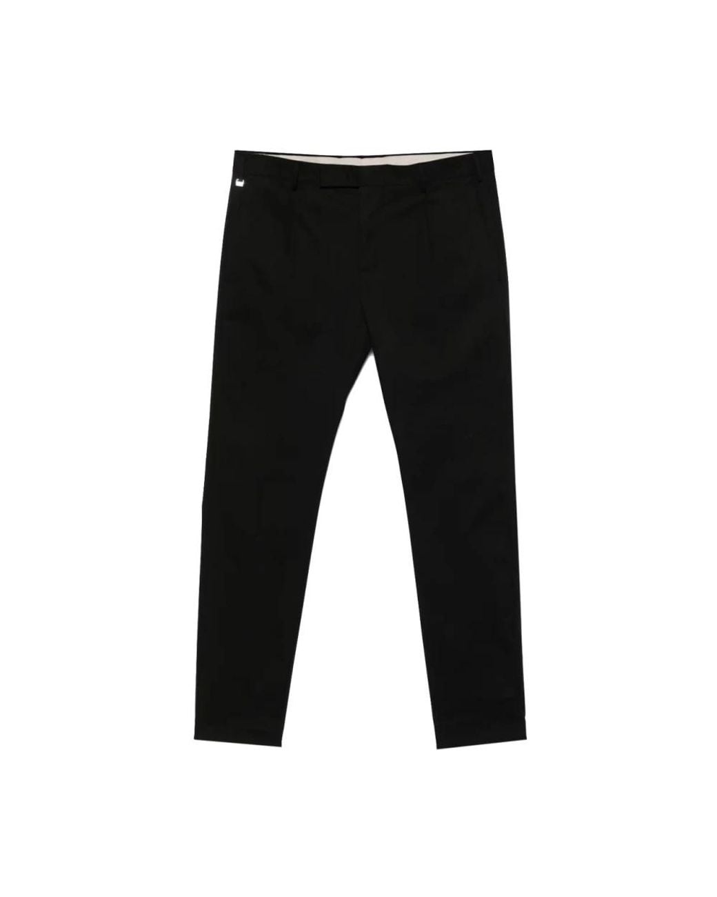 PT Torino Black Suit Trousers for men