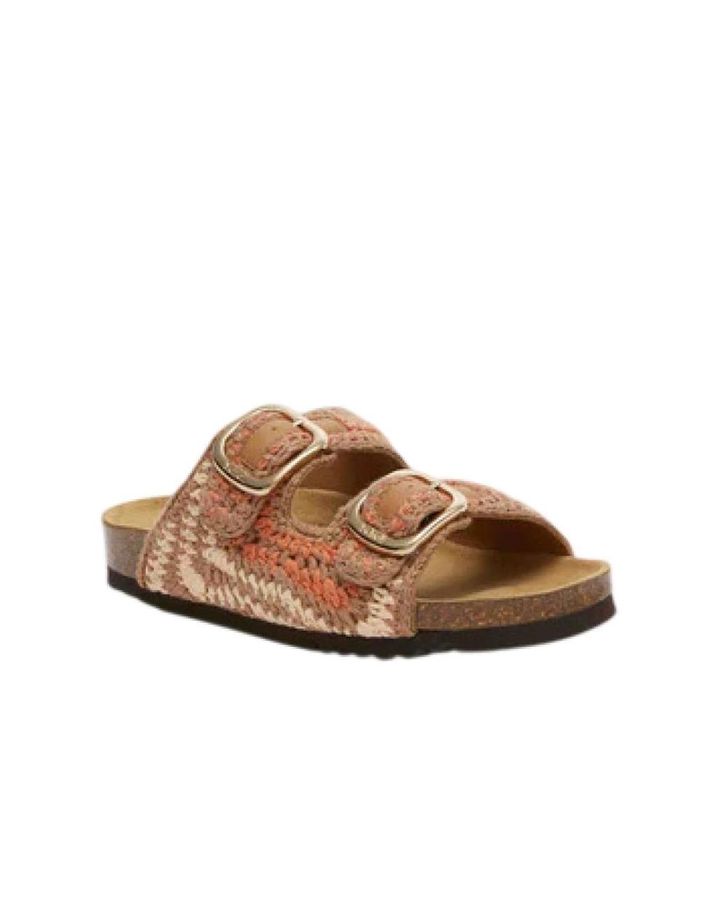 Sliders Scholl en coloris Brown