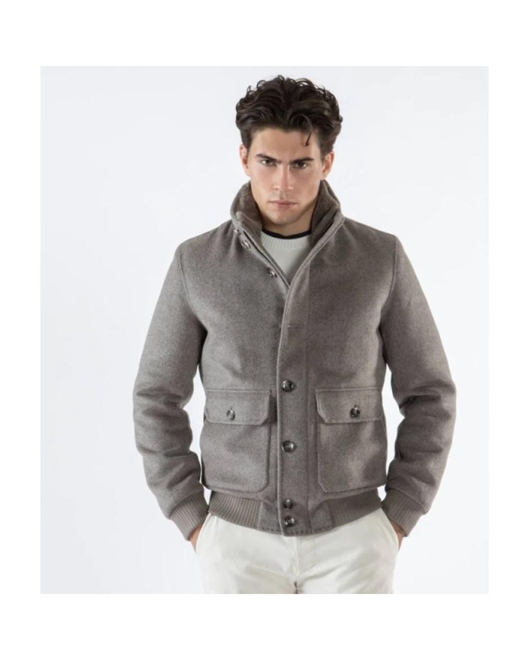 Bomber Jackets Gimo's de hombre de color Gray